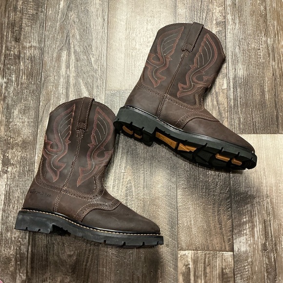 New Cody James Men's Brown Western Boots Size 7.5 - Picture 5 of 11